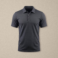 Pánské polo Capri v antracitové barvě, čelní pohled