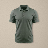 Pánské polo Capri v khaki barvě, čelní pohled